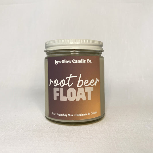 Root Beer Float Candle